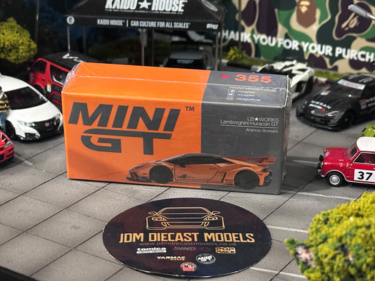 MiniGT LB★WORKS Lamborghini Huracán GT Arancio Borealis MGT00355