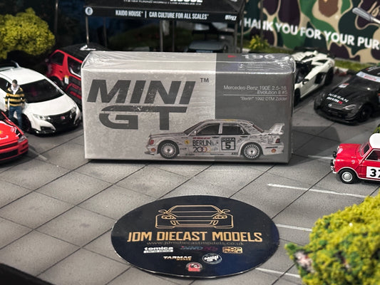 Mini GT Mercedes-Benz 190E 2.5-16 Evolution II #5 “Berlin” 1992 DTM Zolder MGT00196