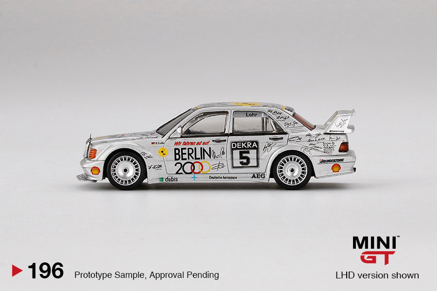 Mini GT Mercedes-Benz 190E 2.5-16 Evolution II #5 “Berlin” 1992 DTM Zolder MGT00196