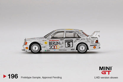 Mini GT Mercedes-Benz 190E 2.5-16 Evolution II #5 “Berlin” 1992 DTM Zolder MGT00196