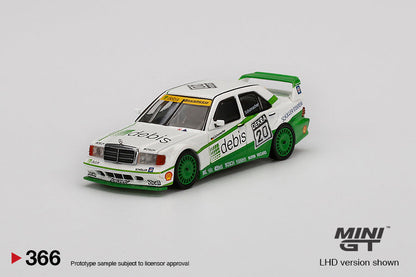Mini GT Mercedes-Benz 190E 2.5 16 Evolution II 1991 DTM Zakspeed #20 Michael Schumacher MGT00366