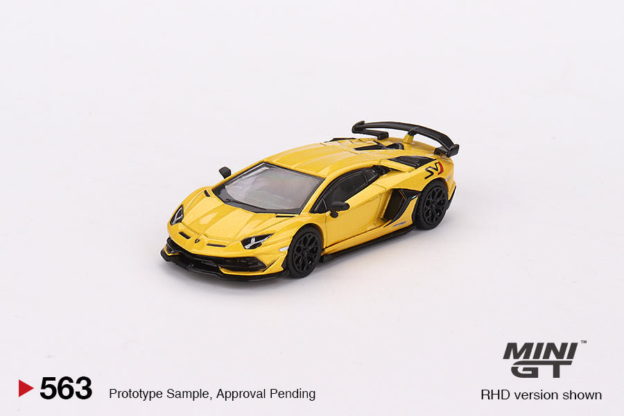 Mini GT Lamborghini Aventador SVJ Giallo Orion Yellow MGT00563