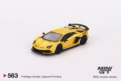 Mini GT Lamborghini Aventador SVJ Giallo Orion Yellow MGT00563