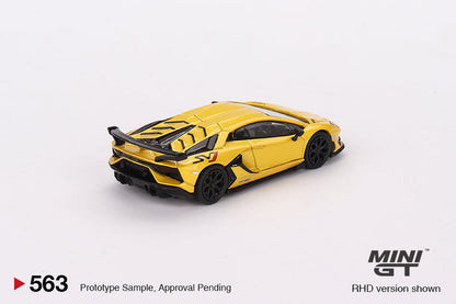 Mini GT Lamborghini Aventador SVJ Giallo Orion Yellow MGT00563