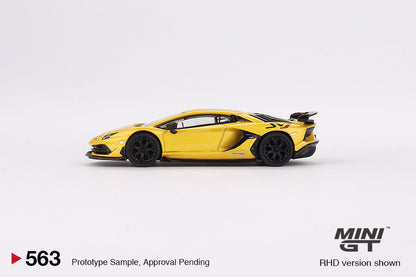 Mini GT Lamborghini Aventador SVJ Giallo Orion Yellow MGT00563