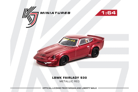 KJ Miniatures LBWK Nissan Fairlady S30 Metallic Red