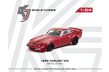 KJ Miniatures LBWK Nissan Fairlady S30 Metallic Red