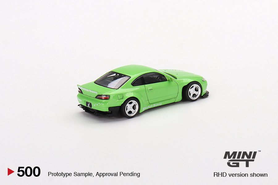 Mini GT Nissan Silvia (S15) Rocket Bunny (Green) MGT00500