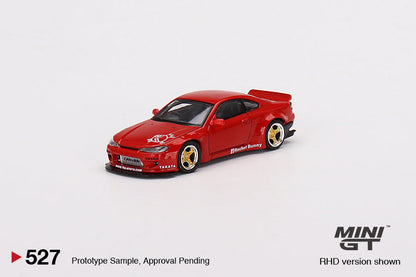 Mini GT Nissan Silvia Rocket Bunny RED MGT00527