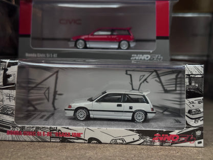 Inno64 Honda Civic Si E-AT White "Osaka JDM" - JDM07