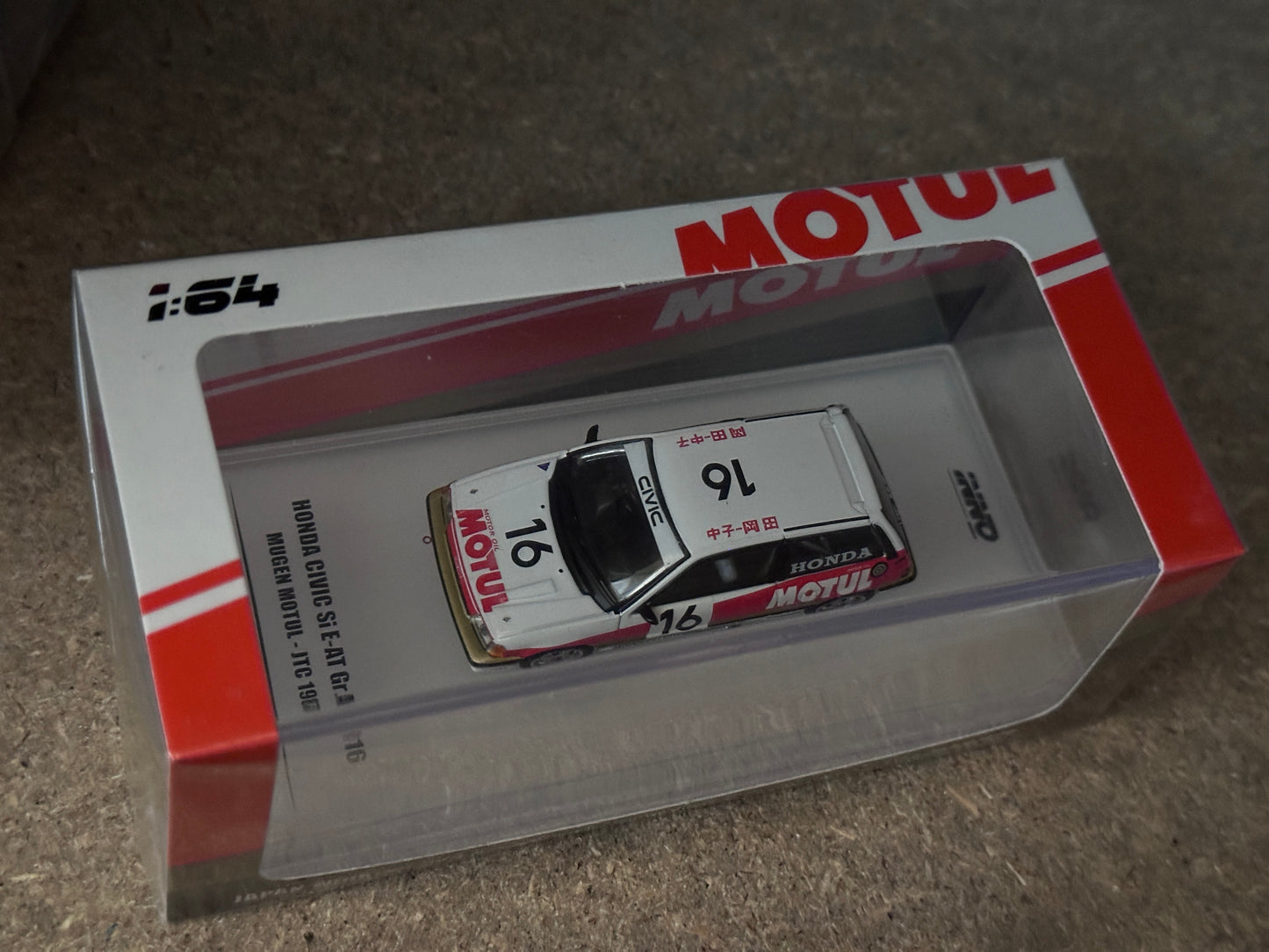 Inno64 Honda Civic EF3 Gr. A #16 Mugen Motul JTC 1988