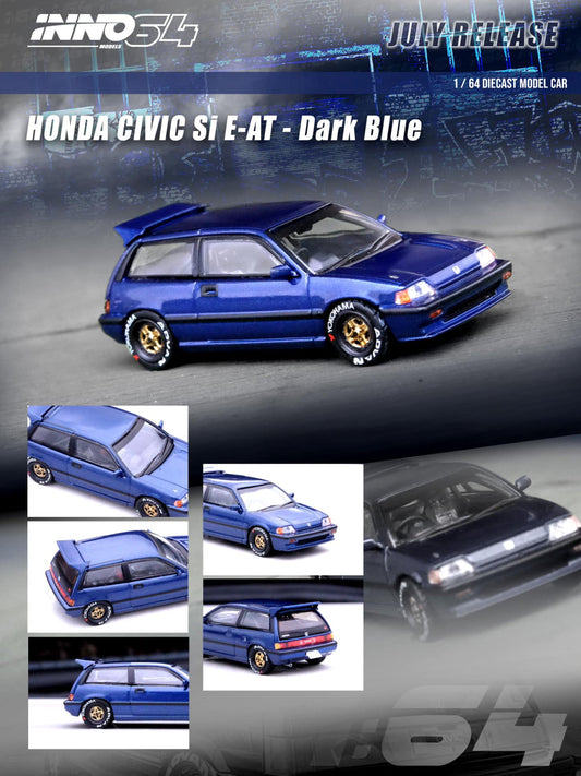 Inno64 Honda Civic Si E-AT (Dark Blue)