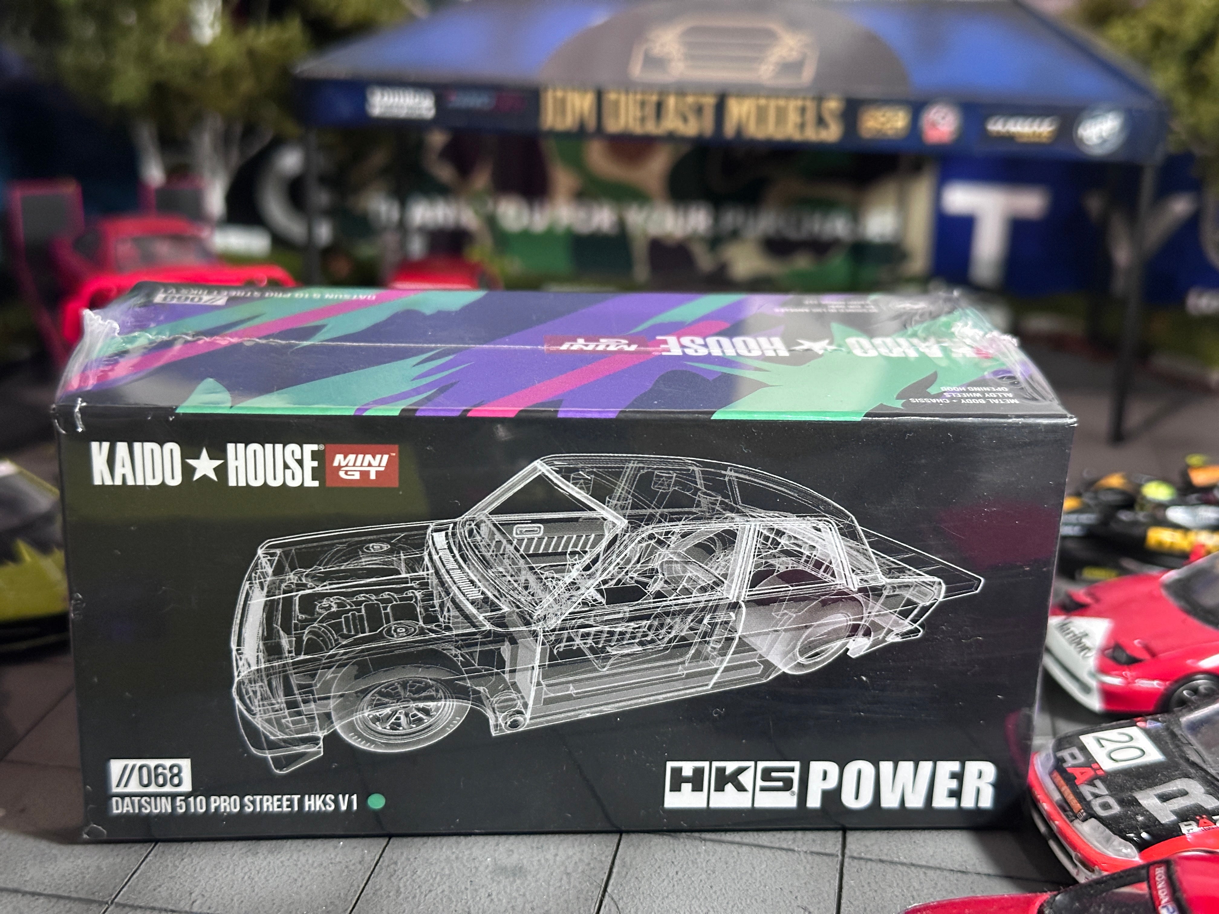 Kaido House * MiniGT Datsun 510 Pro Street HKS V1 KHMG068 – JDM