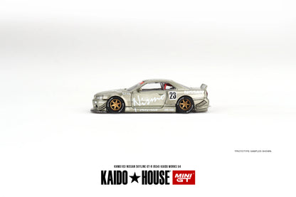 Kaido House Mini GT 1/64 Nissan Skyline GT-R (R34) Kaido Works V4 KHMG103