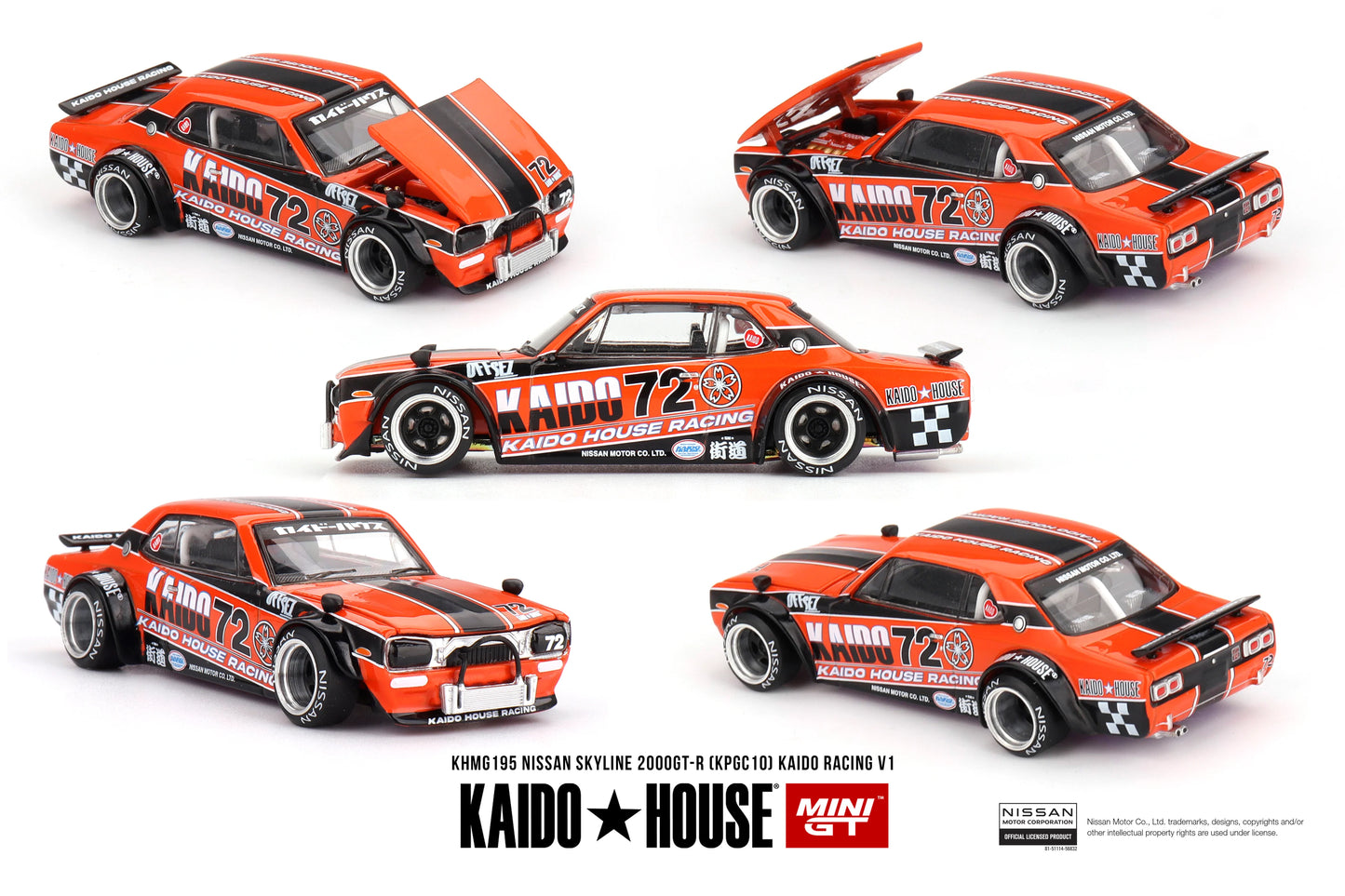 Kaido House Nissan Skyline 2000GT-R (KPGC10) Kaido Racing V1 KHMG195