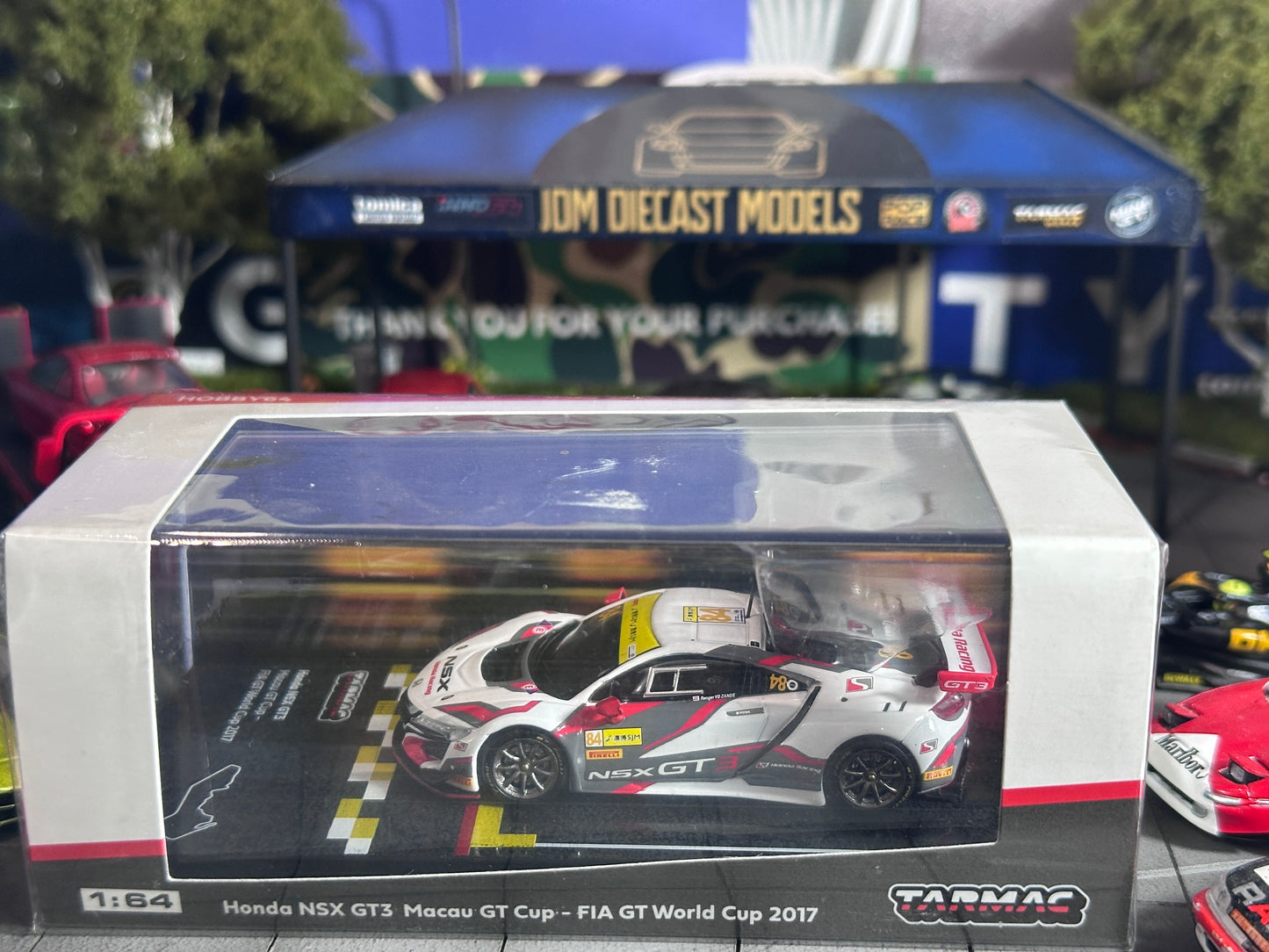 Tarmac Works Honda NSX GT3 Macau GT Cup - FIA GT World Cup 2017 T64-028-17MGT84