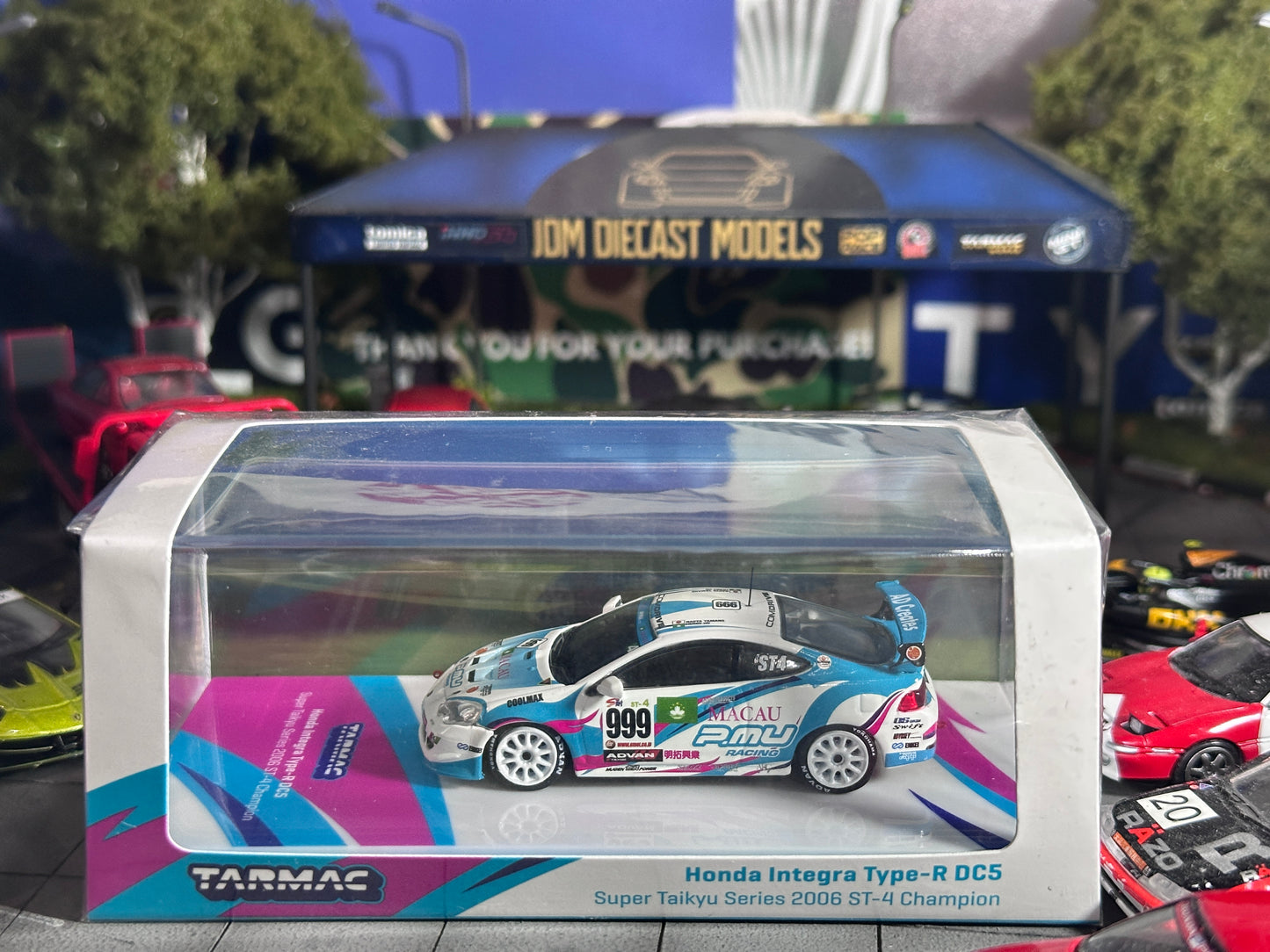 Tarmac Works Honda Integra Type-R DC5 Super Taikyu Series 2006 ST-4 Champion Naoya Yamano / Henry Ho T64-TL022-PMU