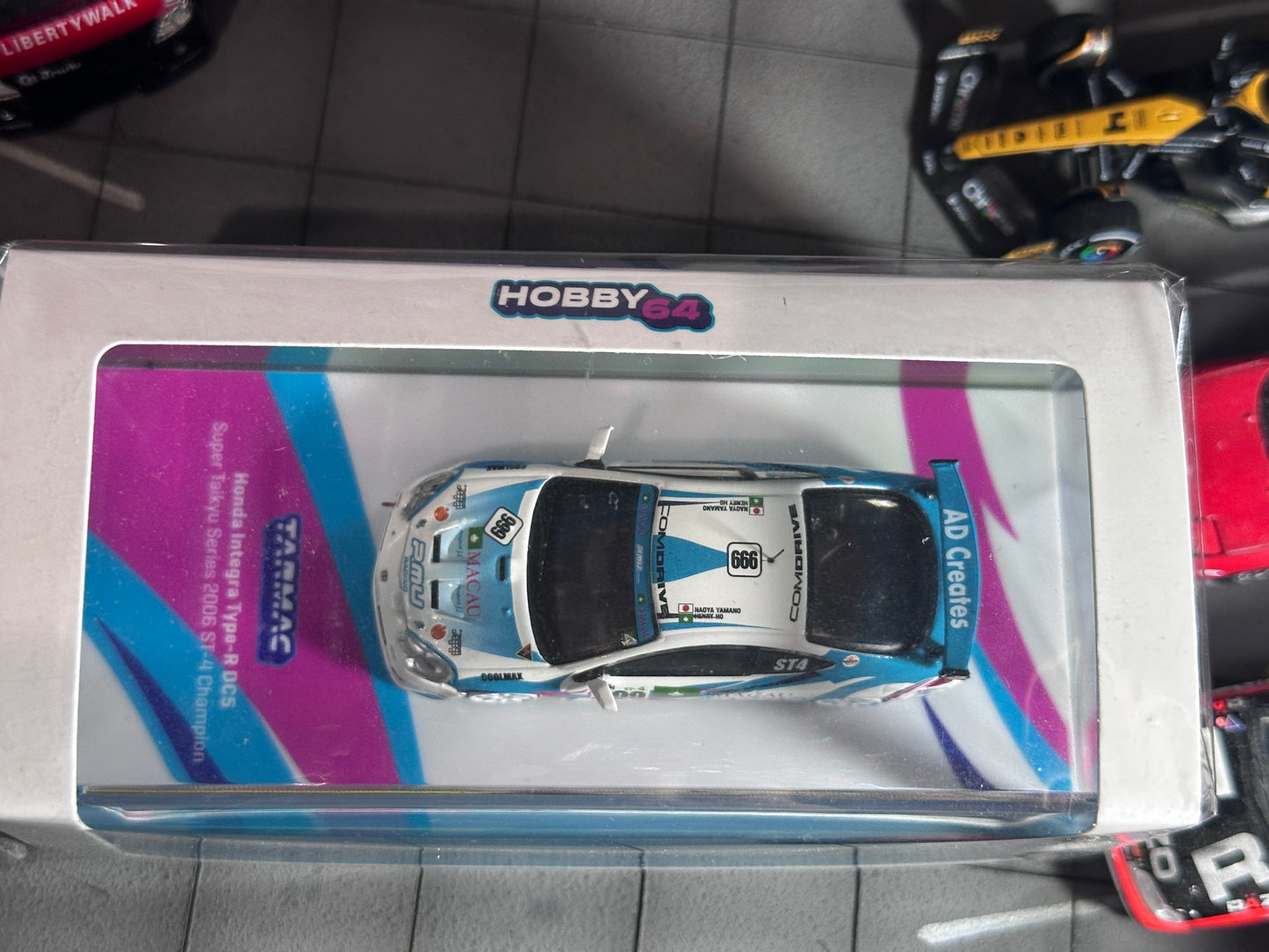 Tarmac Works Honda Integra Type-R DC5 Super Taikyu Series 2006 ST-4 Champion Naoya Yamano / Henry Ho T64-TL022-PMU