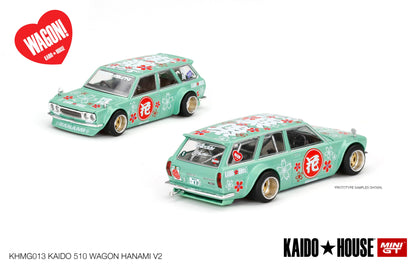 Kaido House Datsun KAIDO 510 Wagon Hanami V2 (Light Green) KHMG013