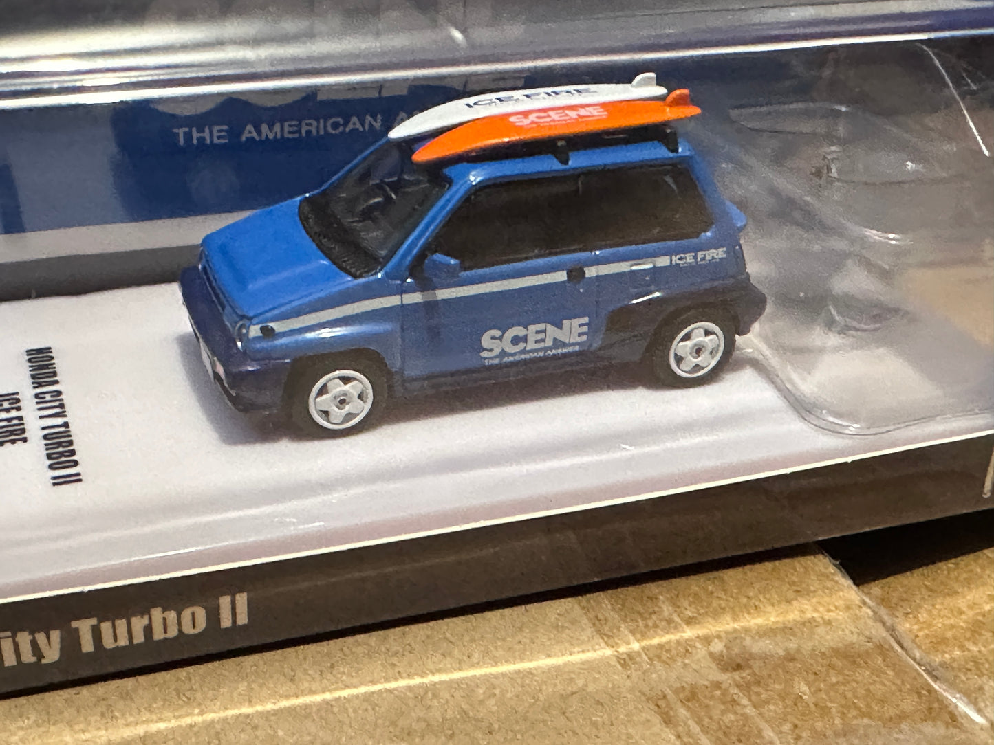 Inno64 x SCENE by Ice Fire Honda City Turbo II ICE FIRE Blue