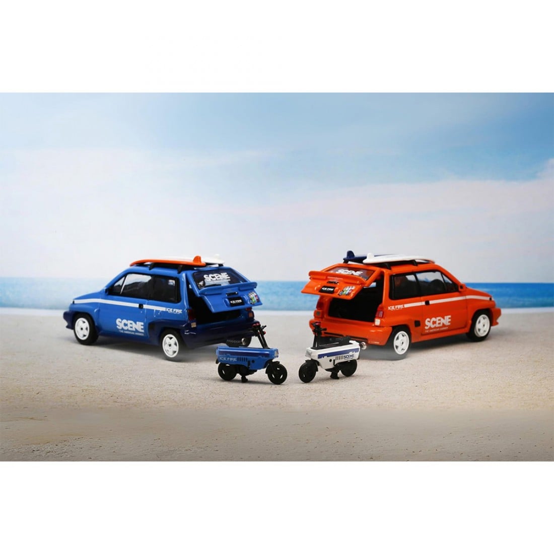 Inno64 x SCENE by Ice Fire Honda City Turbo II ICE FIRE Blue