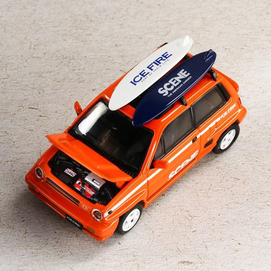Inno64 x SCENE by Ice Fire Honda City Turbo II ICE FIRE ORANGE