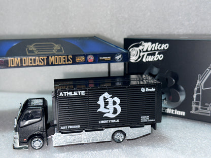 Micro Turbo Custom Truck AIT Limited Edition Black and Silver LBWK MT6404B9