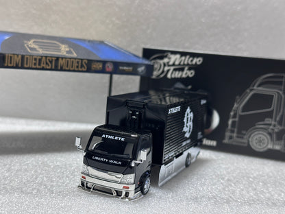 Micro Turbo Custom Truck AIT Limited Edition Black and Silver LBWK MT6404B9