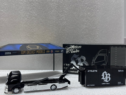 Micro Turbo Custom Truck AIT Limited Edition Black and Silver LBWK MT6404B9