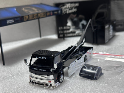 Micro Turbo Custom Truck AIT Limited Edition Black and Silver LBWK MT6404B9