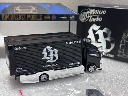 Micro Turbo Custom Truck AIT Limited Edition Black and Silver LBWK MT6404B9