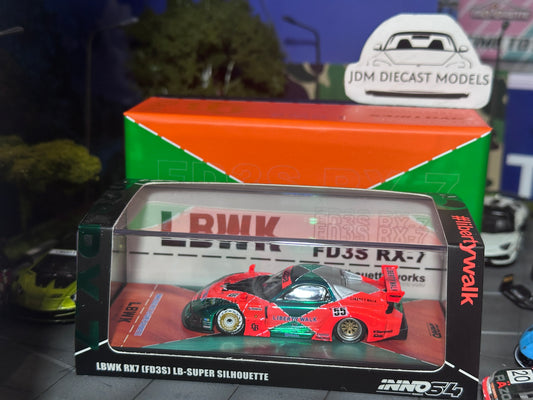 Inno64 LBWK RX7 FD3S LB-SUPER SILHOUETTE Malaysia MDX24 Chase Version