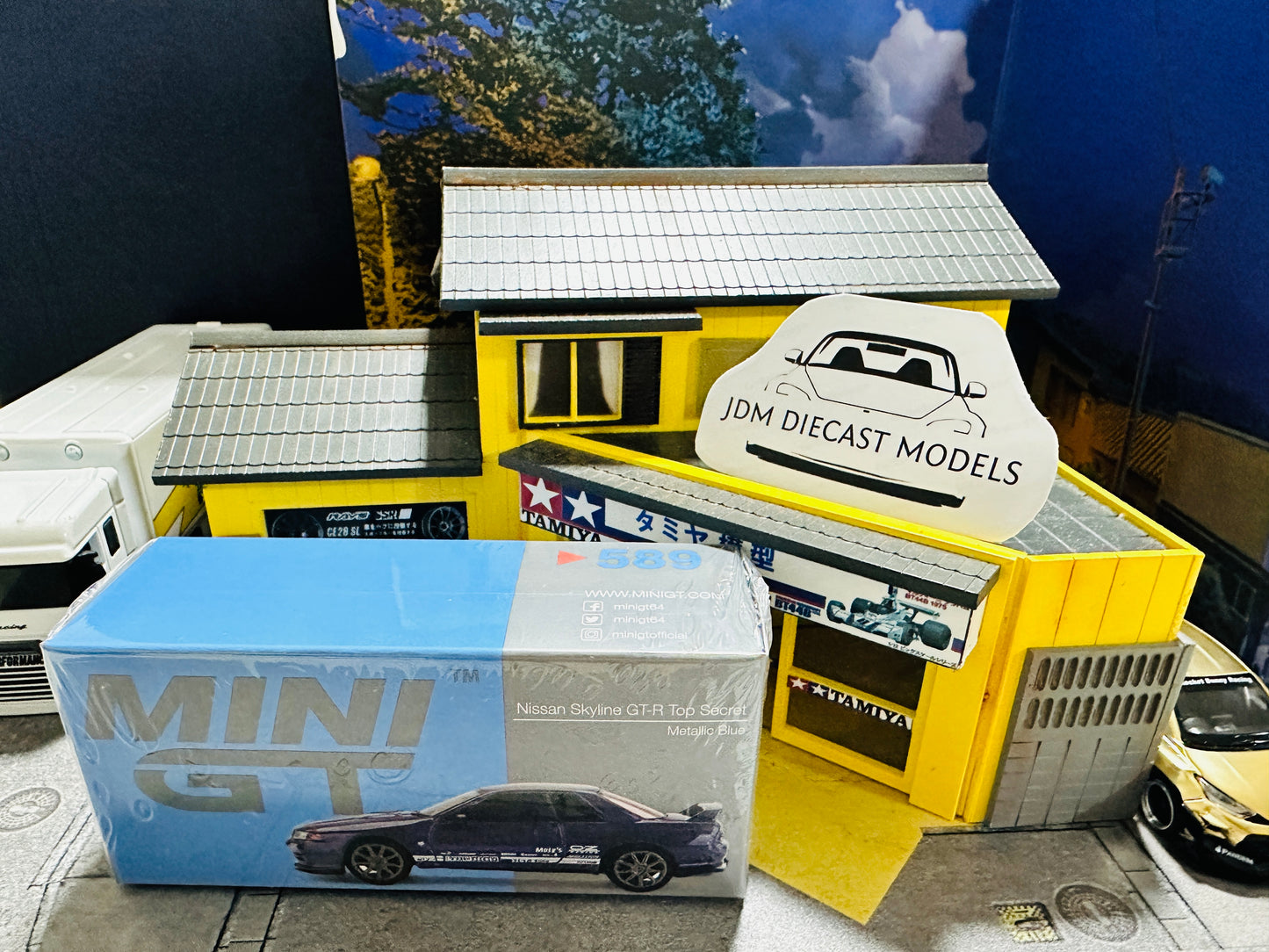 MiniGT Nissan Skyline GT-R Top Secret  VR32 Metallic Blue MGT00589-R