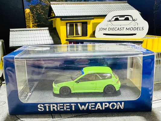 Street Weapon Honda CIVIC EG6 Lime Green 499pcs