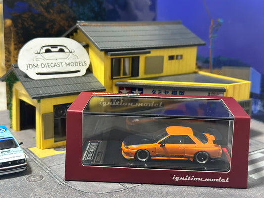 Ignition Model Top Secret GT-R VR32 Yellow Orange Metallic Resin