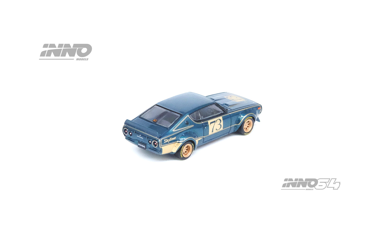 INNO64 Die-cast NISSAN SKYLINE 2000 GT-R (KPGC110) Racing Concept Green