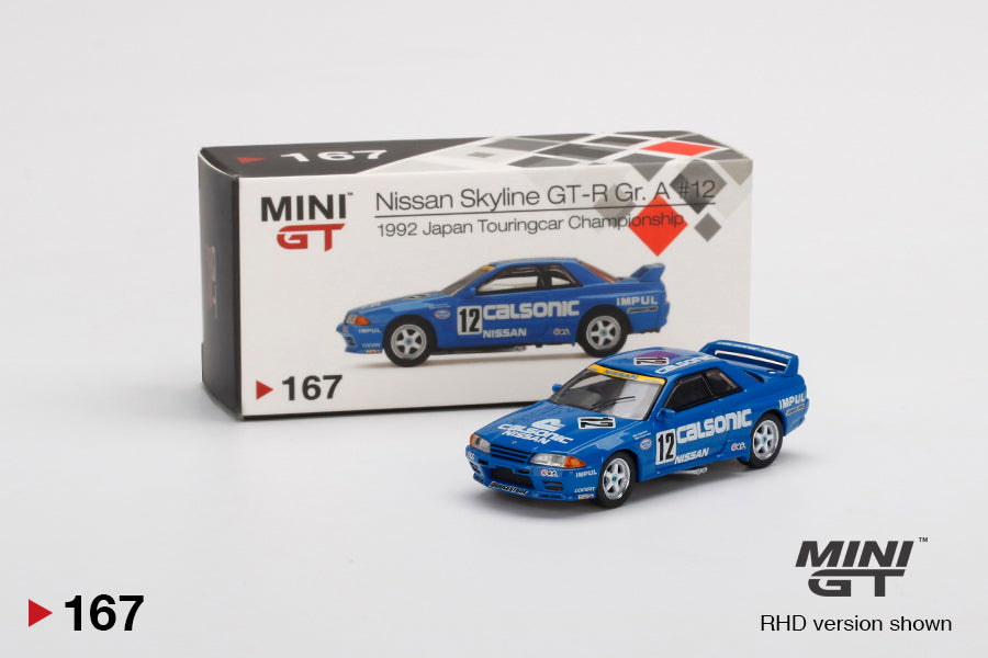 Mini GT Nissan Skyline GT-R (R32) Gr. A 12 Calsonic 1992 Japan Touringcar Championship