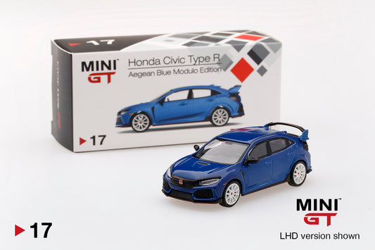 Mini GT Honda Civic Type R (FK8) Aegean Blue Modulo Edition