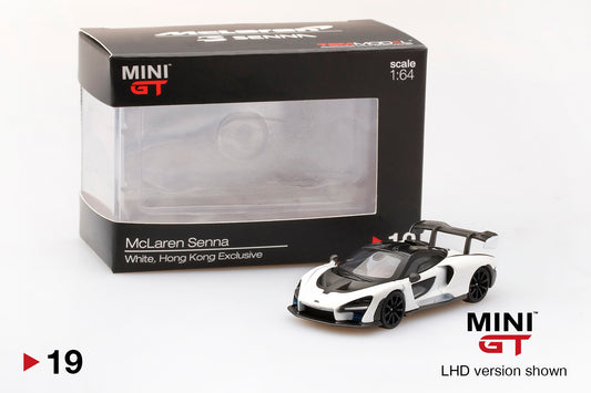 Mini GT McLaren Senna White