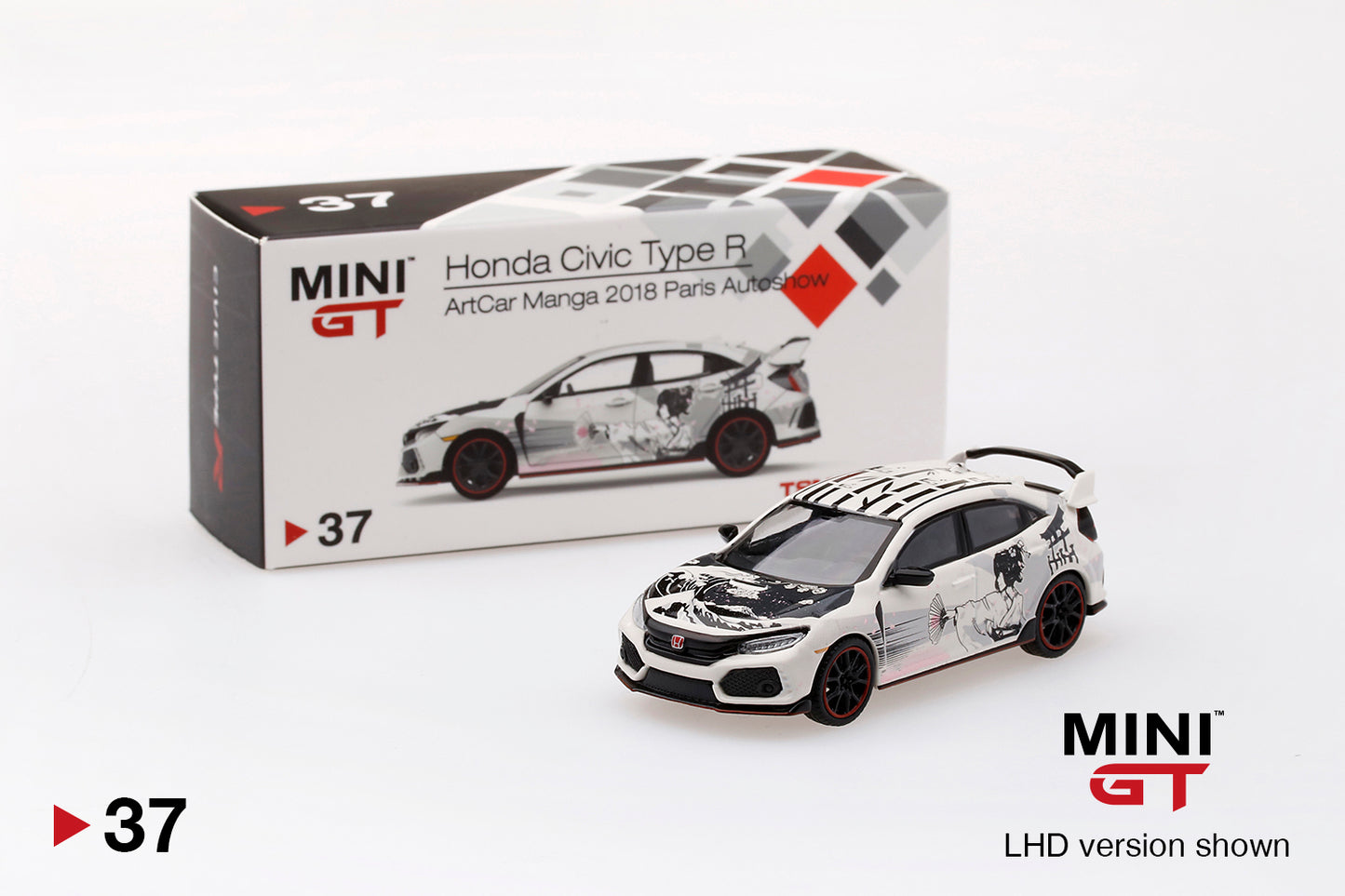 Mini GT Honda Civic Type R (FK8) ArtCar Manga - 2018 Paris Autoshow