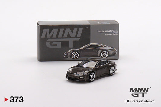 MiniGT Porsche 911 (992) GT3 Touring Agate Grey Metallic