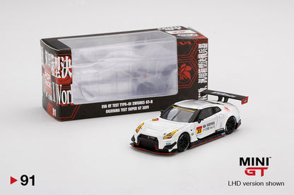 Mini GT x PopRace Eva RT Test Type-01 X Works GT-R 33 Test Car SUPER GT GT300 201