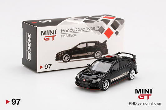 Mini GT Honda Civic Type R (FK8) HKS Black