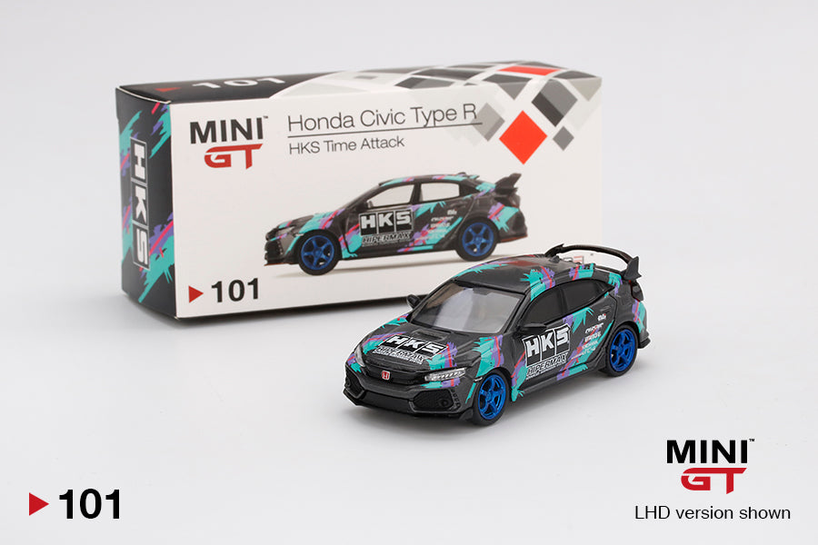 Mini GT Honda Civic Type R HKS 2018 Time Attack