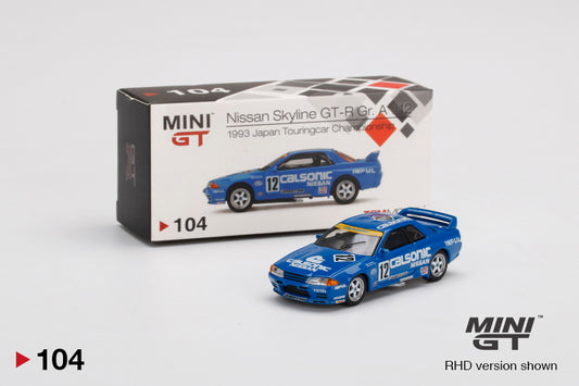 Mini GT Nissan Skyline GT-R (R32) Gr. A 12 Calsonic 1993 Japan Touringcar Championship