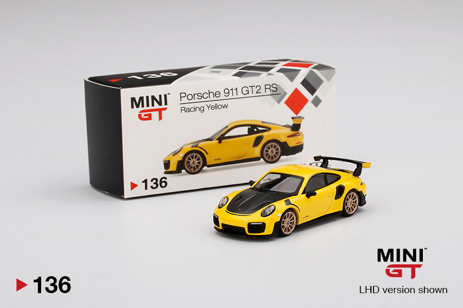 Mini GT Porsche 911 GT2 RS Racing Yellow