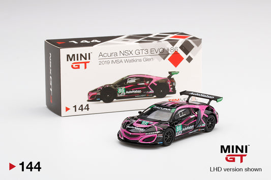 Mini GT Acura NSX GT3 EVO 86 2019 IMSA Watkins Glen Class Winner