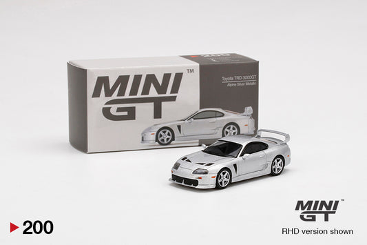 Mini GT Toyota TRD 3000GT Alpine Silver Metallic