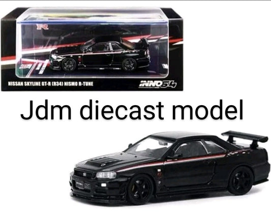 Inno64 1/64 Nissan Skyline GT-R R34 Nismo R-Tune Black
