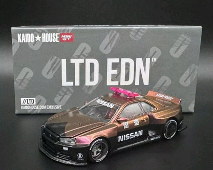 KAIDO HOUSE V2 AERO POLICE (TOKYO POP UP EXC) KHMG133 SKYLINE GT-R (R34) LTD EDN